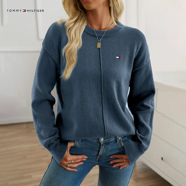Loose-fitting Crew Neck Sweater