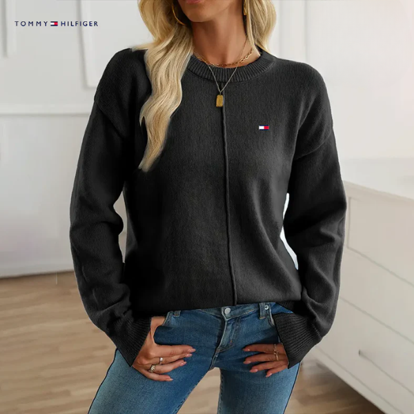 Loose-fitting Crew Neck Sweater